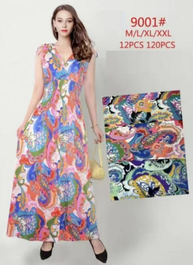 Sukienki damskie Roz M/L-XL/2XL, Mix Kolor Paczka 12 szt 1